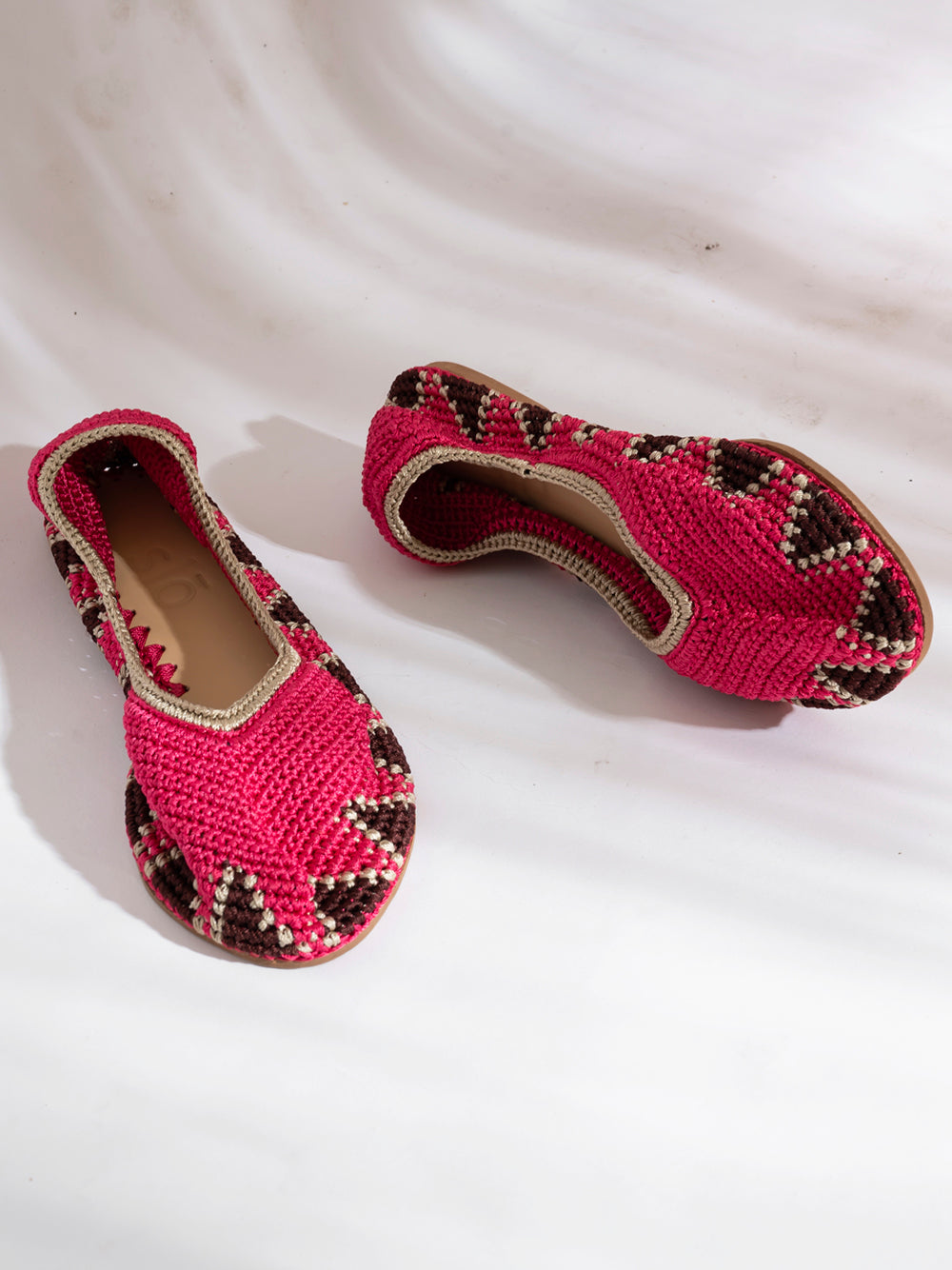 Bailarinas Crochet Dusty_Rose